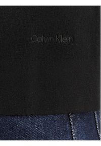 Calvin Klein T-Shirt LV147E303G Czarny Regular Fit. Kolor: czarny. Materiał: wiskoza #4