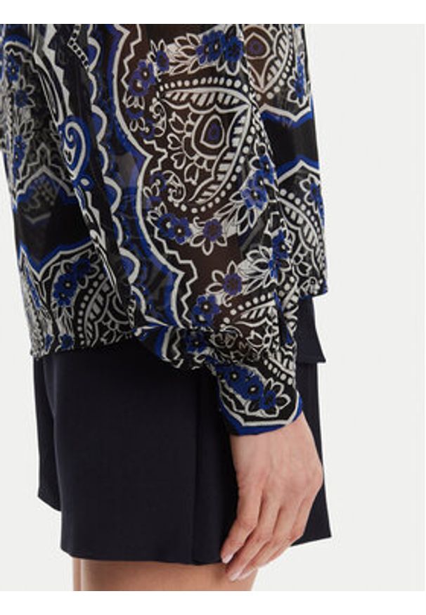 Morgan Bluzka 251-OJAL.F Granatowy Regular Fit. Kolor: niebieski. Materiał: syntetyk