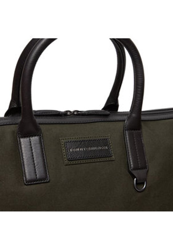 TOMMY HILFIGER - Tommy Hilfiger Torba Casual Duffle AM0AM12475 Zielony. Kolor: zielony. Materiał: materiał. Styl: casual
