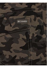 columbia - Columbia Szorty sportowe Silver Ridge II Printed Cargo 1587033 Czarny Regular Fit. Kolor: czarny. Materiał: syntetyk. Styl: sportowy