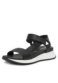 Rieker Sandały W2951-00 Czarny. Kolor: czarny. Materiał: skóra