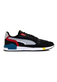 Buty do chodzenia męskie Puma Graviton Tera. Zapięcie: sznurówki. Kolor: czarny. Materiał: materiał, tkanina, syntetyk. Szerokość cholewki: normalna. Sport: turystyka piesza