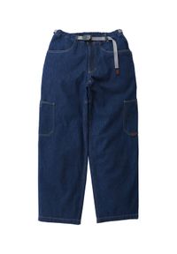 Gramicci Spodnie materiałowe G3SM-P073 Granatowy Regular Fit. Kolor: niebieski. Materiał: materiał, bawełna #1
