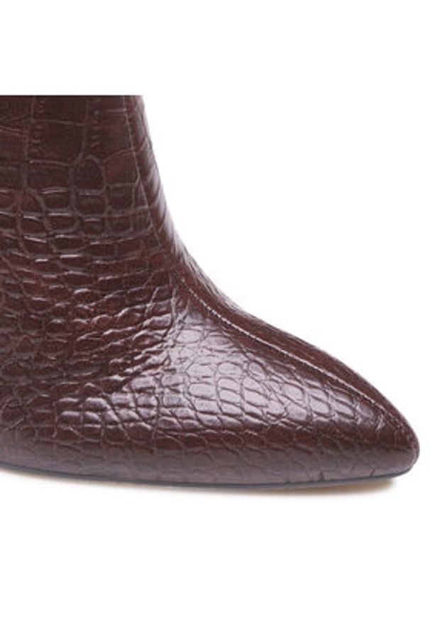 DeeZee Kozaki WYL2979-31 Brązowy. Kolor: brązowy. Materiał: skóra