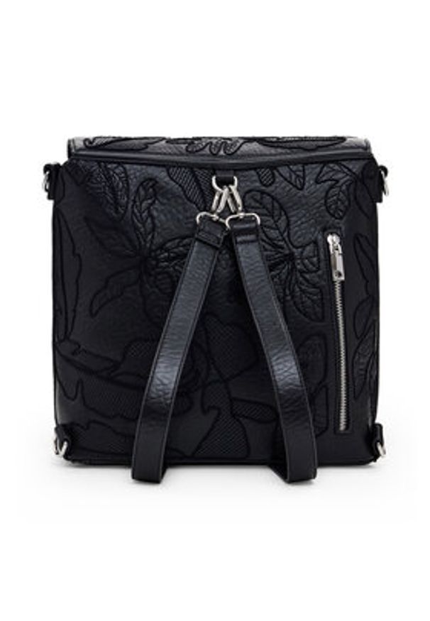 Desigual Plecak Jolie 25SAKP48 Czarny. Kolor: czarny. Materiał: skóra