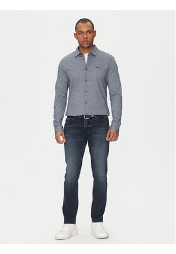 BOSS Jeansy Delaware Bo 50534556 Granatowy Slim Fit. Kolor: niebieski