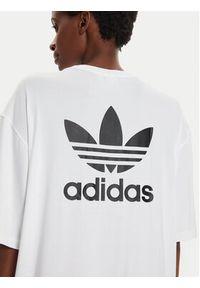 Adidas - adidas T-Shirt adicolor Trefoil IR8064 Biały Loose Fit. Kolor: biały #5