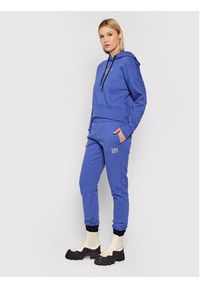 DKNY Sport Spodnie dresowe DP1P2716 Niebieski Regular Fit. Kolor: niebieski. Materiał: bawełna, dresówka