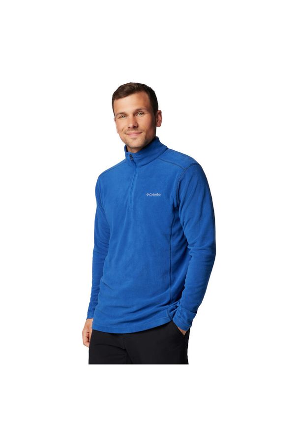 columbia - Polar turystyczny męski Klamath Range II Half Zip Fleece. Kolor: niebieski. Materiał: poliester. Sport: turystyka piesza