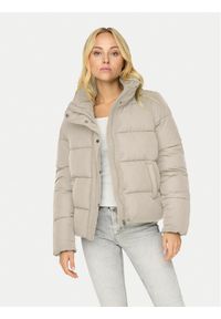 only - ONLY Kurtka zimowa New Cool 15295424 Beżowy Regular Fit. Kolor: beżowy. Materiał: syntetyk. Sezon: zima #1