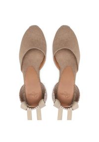 Castañer Espadryle Carina/6/002 021644-2017 Beżowy. Kolor: beżowy. Materiał: materiał #6