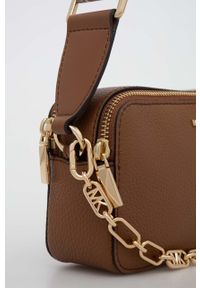 MICHAEL Michael Kors torebka skórzana kolor beżowy. Kolor: beżowy. Materiał: skórzane #3