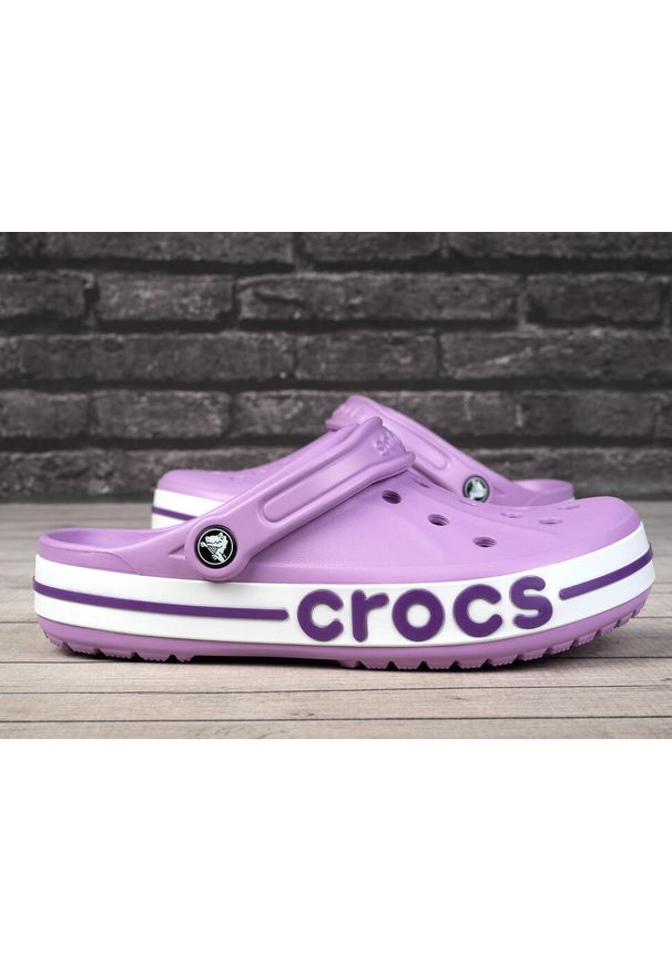 Sandały damskie na basen Crocs BAYABAND CLOG. Kolor: biały, fioletowy, wielokolorowy