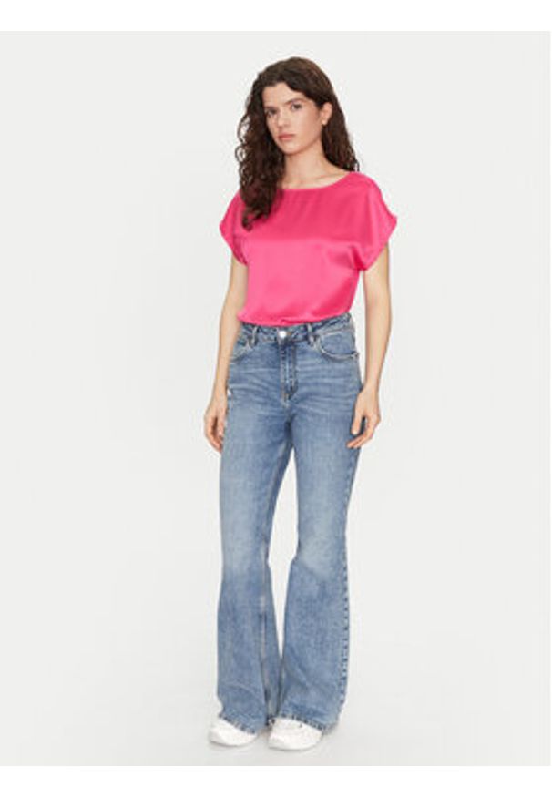 Vero Moda Bluzka Merle 10305151 Różowy Regular Fit. Kolor: różowy. Materiał: syntetyk