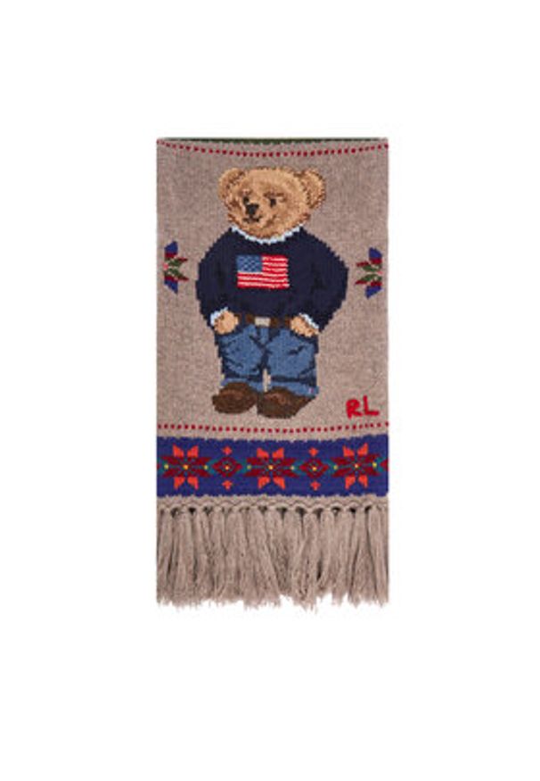 Polo Ralph Lauren Szalik 455981438001 Kolorowy. Materiał: wełna. Wzór: kolorowy