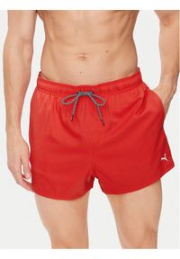 Puma Szorty kąpielowe 907658 Czerwony Regular Fit. Kolor: czerwony. Materiał: syntetyk