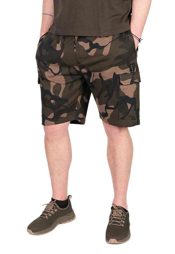 FOX - Spodenki Szorty Wędkarskie Męskie Fox Lw Camo Jogger Shorts. Kolor: wielokolorowy