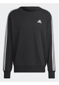 Adidas - adidas Bluza Essentials IC9317 Czarny Regular Fit. Kolor: czarny. Materiał: bawełna #5