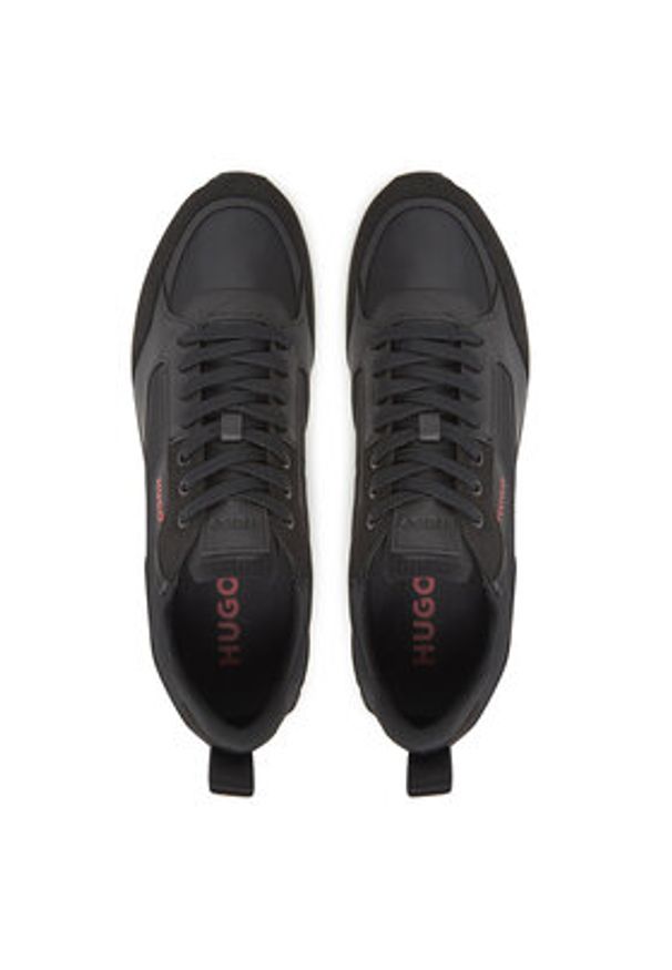 Hugo - HUGO Sneakersy Icelin 50536568 Czarny. Kolor: czarny. Materiał: materiał