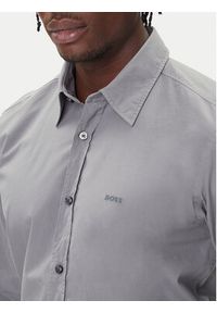 BOSS Koszula Relegant 50518304 Szary Regular Fit. Kolor: szary. Materiał: bawełna