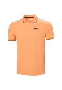 Polo Helly Hansen Kos. Typ kołnierza: polo. Kolor: pomarańczowy. Materiał: materiał. Sezon: lato. Styl: elegancki, klasyczny #1