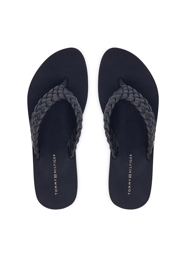 TOMMY HILFIGER - Japonki Tommy Hilfiger. Kolor: niebieski