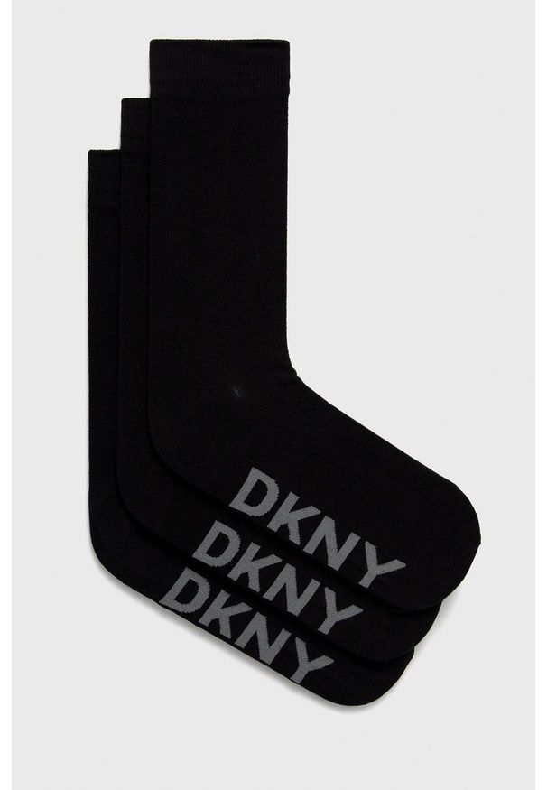 DKNY - Dkny - Skarpetki (3-pack). Kolor: czarny