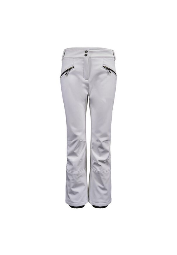 Damskie spodnie narciarskie softshell Killtec Thônes. Kolor: szary, biały, wielokolorowy. Materiał: softshell. Sezon: zima. Sport: narciarstwo