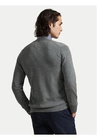 Polo Ralph Lauren Kardigan 710946144004 Szary Slim Fit. Typ kołnierza: polo. Kolor: szary. Materiał: wełna #4