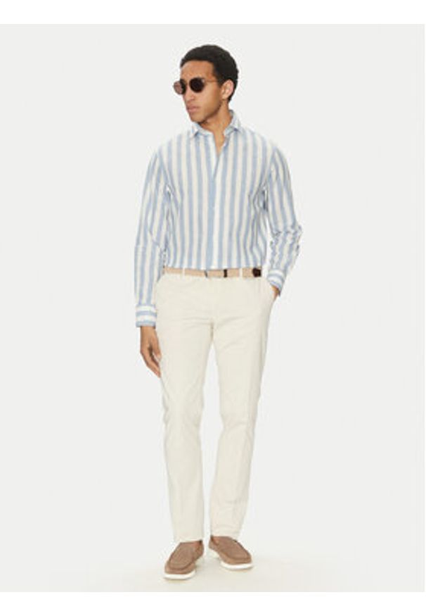 Marciano Guess Koszula 5GHH20 4461Z Niebieski Regular Fit. Kolor: niebieski. Materiał: bawełna