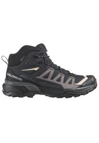 salomon - Buty trekkingowe damskie Salomon X Ultra Mid 360 Gtx Gore-tex. Wysokość cholewki: za kostkę. Zapięcie: sznurówki. Kolor: czarny. Materiał: materiał. Szerokość cholewki: normalna. Styl: sportowy