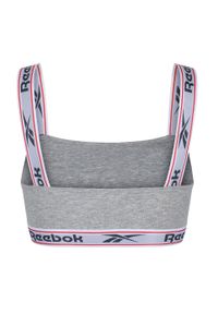 Reebok - Biustonosz Sportowy Damski Krystal. Kolor: szary