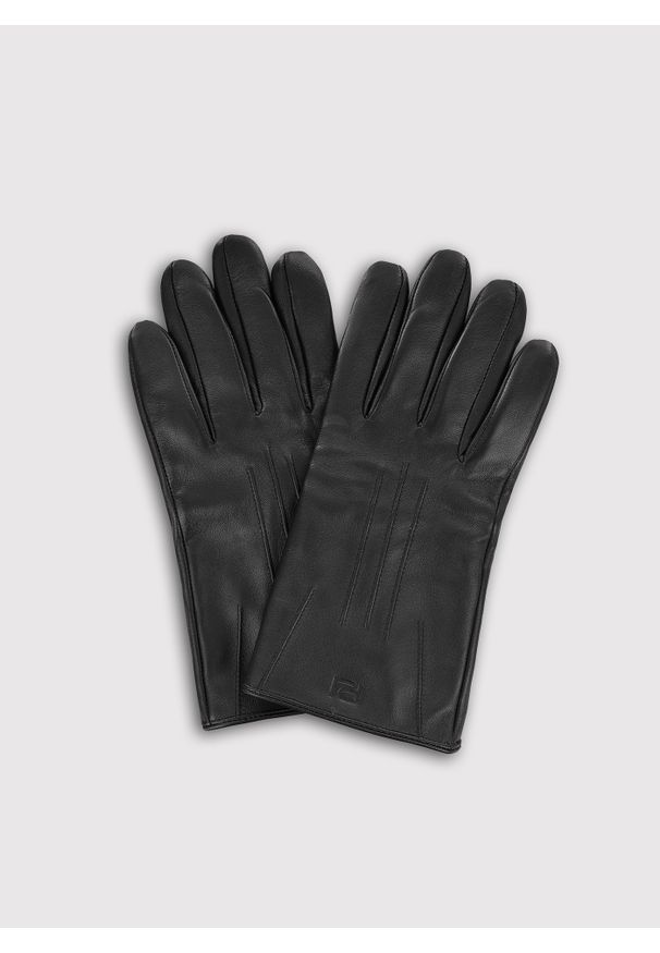 Pako Lorente - Skórzane rękawiczki męskie. Materiał: skóra