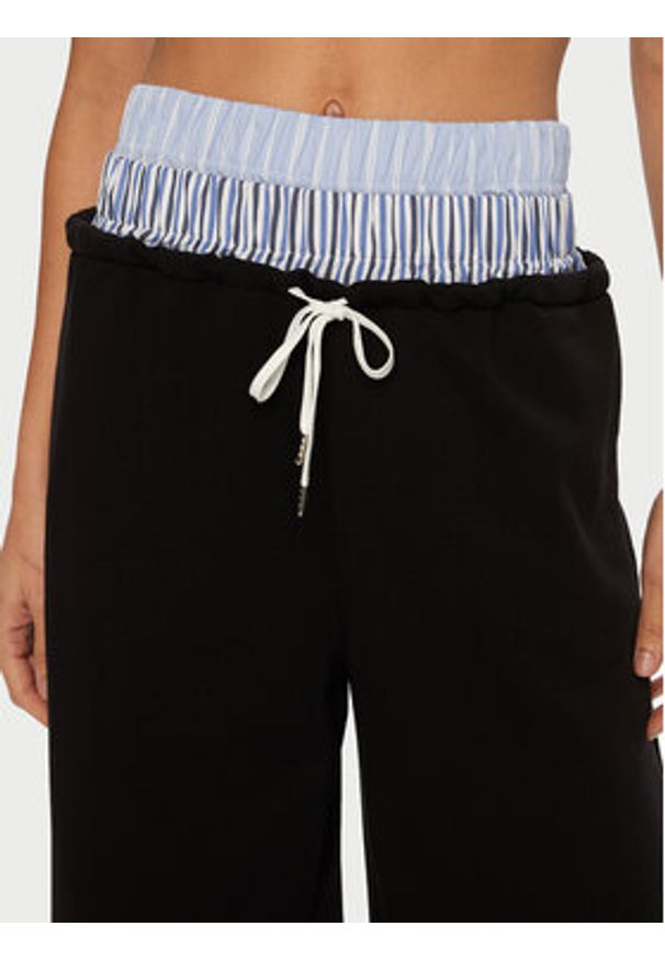 Imperial Spodnie dresowe P5H0IGS Czarny Relaxed Fit. Kolor: czarny. Materiał: syntetyk