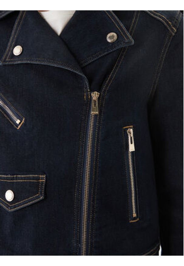 Morgan Kurtka jeansowa 261-VSOUBIA Granatowy Oversize. Kolor: niebieski. Materiał: syntetyk