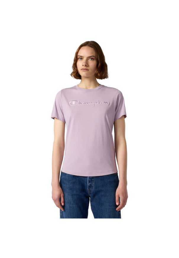 Koszulka damska Champion SS Tee 118382. Kolor: różowy