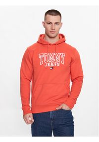 Tommy Jeans Bluza DM0DM16792 Pomarańczowy Regular Fit. Kolor: pomarańczowy. Materiał: bawełna