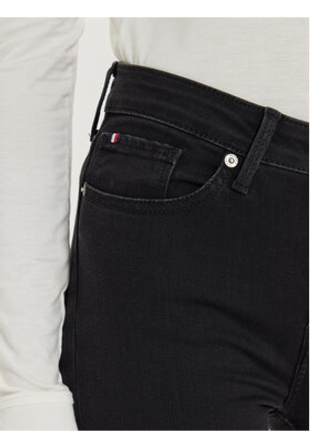 TOMMY HILFIGER - Tommy Hilfiger Jeansy Como WW0WW42841 Czarny Skinny Fit. Kolor: czarny