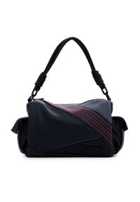 Desigual Torebka 25SAXPC6 Czarny. Kolor: czarny. Materiał: skórzane