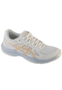 Asics - Buty do siatkówki damskie, Upcourt 6. Kolor: biały. Sport: siatkówka #1