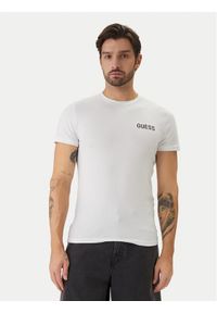 Guess T-Shirt U6GM03 K6YW1 Biały Slim Fit. Kolor: biały. Materiał: bawełna #1