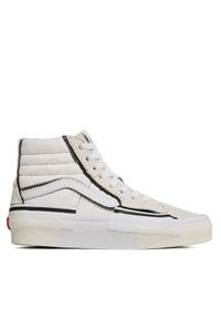 Vans Tenisówki Sk8-Hi Reconst VN0005UKQJM1 Biały. Kolor: biały. Materiał: skóra, zamsz