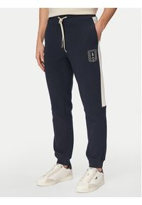 Aeronautica Militare Dres 261TF0114UF00680 Granatowy Regular Fit. Kolor: niebieski. Materiał: bawełna #4