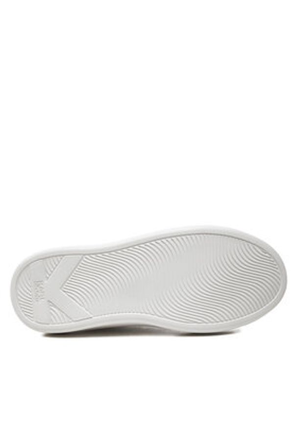 Karl Lagerfeld - KARL LAGERFELD Sneakersy KL62510A Biały. Kolor: biały. Materiał: skóra