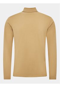 Lindbergh Longsleeve 30-400126 Beżowy Slim Fit. Kolor: beżowy. Materiał: bawełna. Długość rękawa: długi rękaw #1