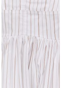 Birgitte Herskind sukienka kolor biały maxi rozkloszowana. Kolor: biały. Materiał: tkanina, bawełna. Długość rękawa: na ramiączkach. Typ sukienki: rozkloszowane. Długość: maxi #5