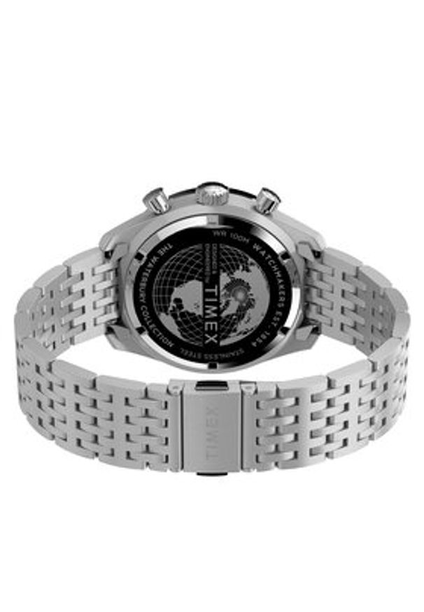 Timex Zegarek Waterbury Chronograph TW2V42400 Srebrny. Kolor: srebrny