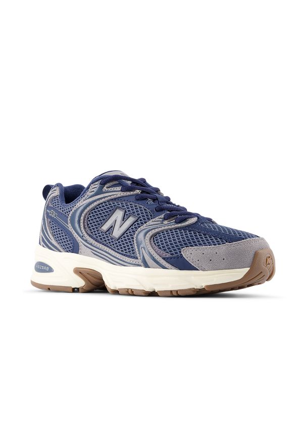 Buty unisex New Balance U5302NU – niebieskie. Kolor: niebieski. Materiał: syntetyk, materiał, zamsz. Szerokość cholewki: normalna. Sezon: lato. Sport: turystyka piesza