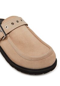 Hugo - HUGO Klapki Artentia Sabot 50542022 Écru. Materiał: zamsz, skóra #4