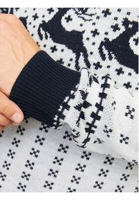 Jack & Jones Sweter Xmas Gabriel 12266118 Szary Regular Fit. Kolor: szary. Materiał: syntetyk #7